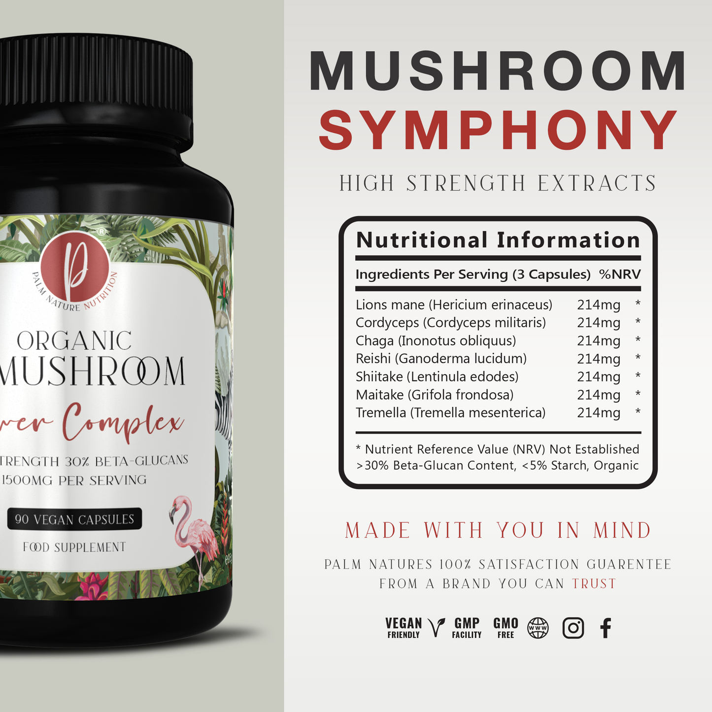 Organic 7 Mushroom Power Complex