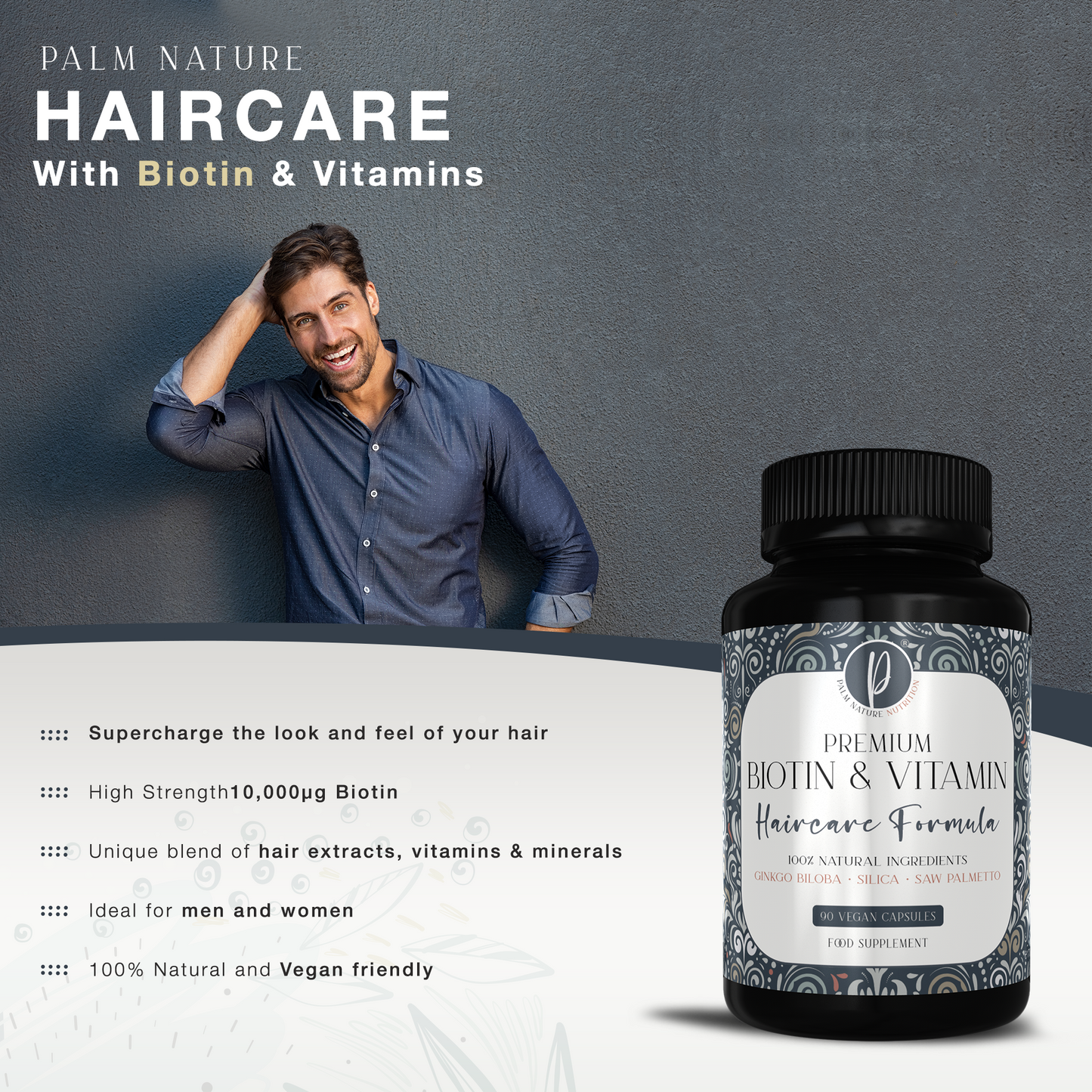 Premium Biotin & Vitamin Haircare Formula