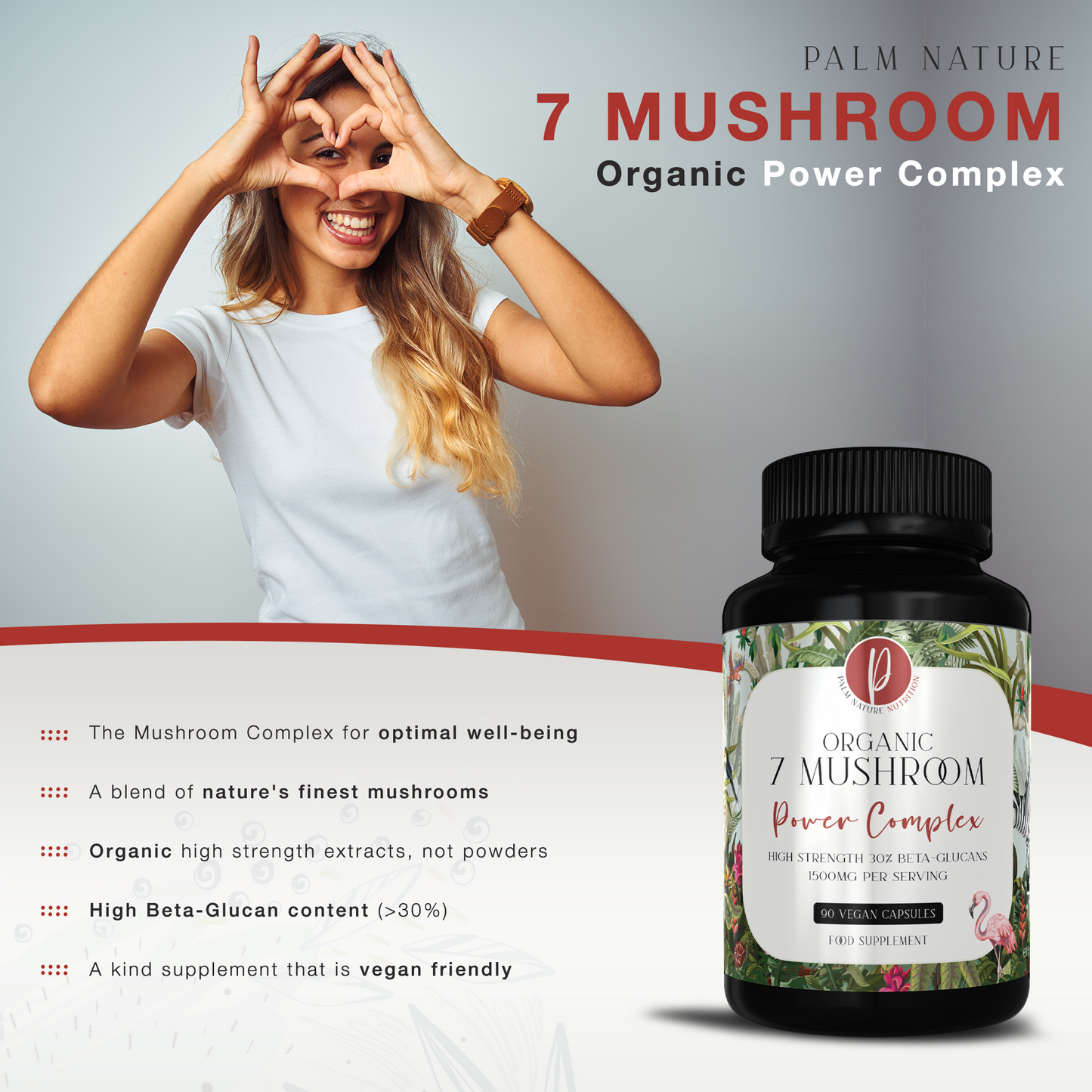 Complexo de Poder Orgânico de 7 Cogumelos